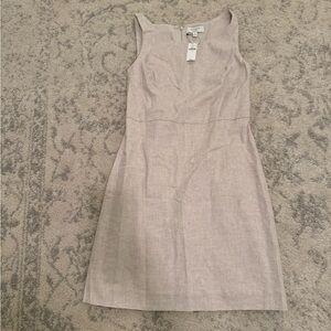Banana republic linen dress beige size 2 womens